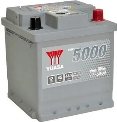 Produktbild von YUASA YBX5000 Starterbatterie 12V 45Ah 440A/EN L0 Batterie