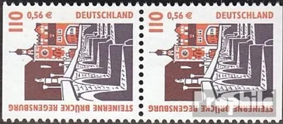 Produktbild von Briefmarken BRD (BR.Deutschland) 2000 Mi 2140C/D senkrechtes Paar (kompl.Ausg.) postfrisch Sehenswürdigkeiten