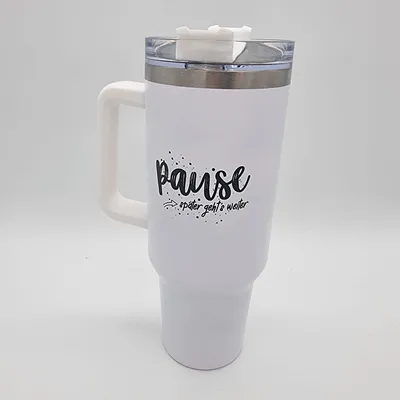 Produktbild von XXL-Thermobecher mit witzigem Spruch, 1,2 l