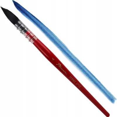 Obrázok produktu pre Štetec na akvarel 4 - štetec Phoenix Artist, mäkký a nadýchaný na akvarel