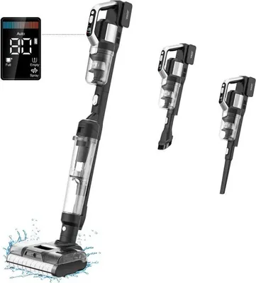 Produktbild von JIMMY PW11 Kabelloser Nass- & Trockensauger, 3-in-1, 400W, 75 Min Laufzeit, Heißluft-Selbstreinigung, Auto-Modus, LED-Display