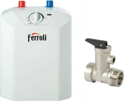Obrázek produktu pro Ferroli | Elektrický ohřívač vody - 10 l - Tlakově odolný - Spotřebič pod dřez - 2,0 Kw