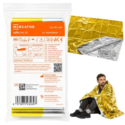 Zdjęcie produktu dla Odzież Ochronna Medyczna Mercator SafeLINE EB Do Higieny I Ochrony Opakowanie, Obraz wygenerowany przez AI