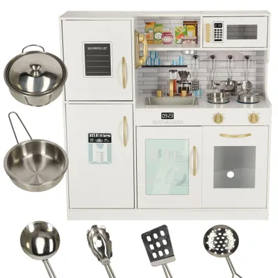 Produktbild von Holzküche für Kinder mit Kühlschrank