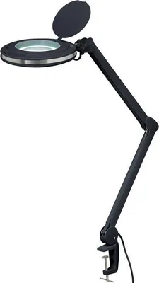 Immagine prodotto di TOOLCRAFT TO-7173474: Lampada con lente LED, 8W, con supporto a morsetto. Fattore di ingrandimento: 1,75x. Diametro lente: 12,7 cm. Classe di efficienza energetica: 2021