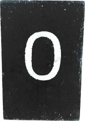 Produktbild von BaumwolleCounts Buchstabe O - Schwarz | Buchstaben