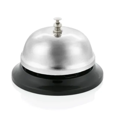 Produktbild von Rezeptionsglocke, Ø 8,5 cm, silberfarben, Edelstahl