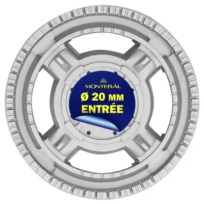 Gaskochfeldbrenner Dreifachkrone 126,5 mm Edelstahl