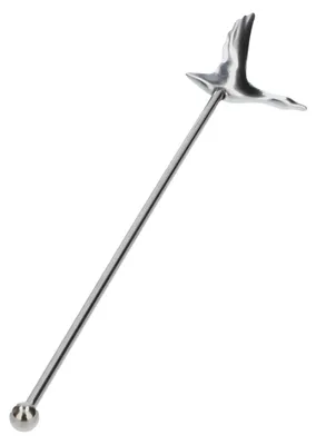 Produktbild von Grey Goose Vodka Edelstahl Stirrer "Gans"Umrührer Metall Barzubehör
