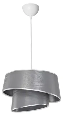 Immagine prodotto di Lampada a sospensione con paralume grigio effetto legno Lima MDL5132