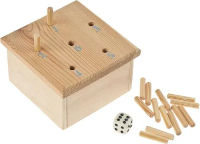 Immagine prodotto di Kit di giochi di dadi in legno da 11 anni