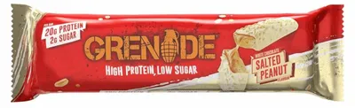 Produktbild von Grenade Protein Bar (12x60g) White Chocolate Salted Peanut - Riegel - Protein-Riegel