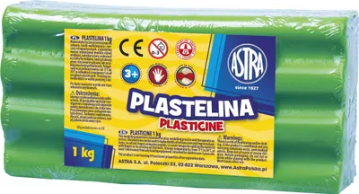 Produktbild von ASTRA Knetmasse 1kg Grün, 303111016