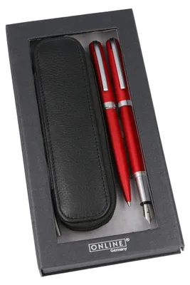 Image de ONLINE 34644 ONLINE Schreibset Eleganza Red rot