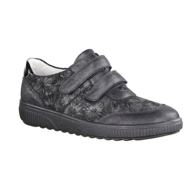 Produktbild von Waldläufer 910301-302 - Damenschuhe Bequeme Ballerina / Slipper, Schwarz, leder 