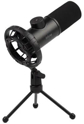 Produktbild von FIFINE K658 Dynamic RGB - Schwarz Tischmikrofon
