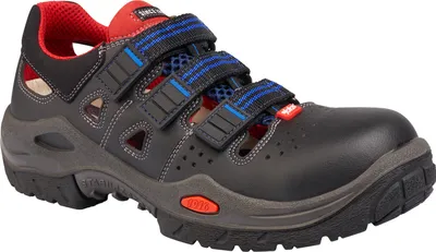 Produktbild von Jalas Sicherheitssandale 3800 R Respiro S1 ESD SRB Gr.41 schwarz/blau/rot