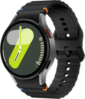 Zdjęcie produktu dla Silikonowy pasek sportowy dla kobiet i mężczyzn, do zegarka Samsung Galaxy Watch 4/5/6/7, bez zapasowego paska