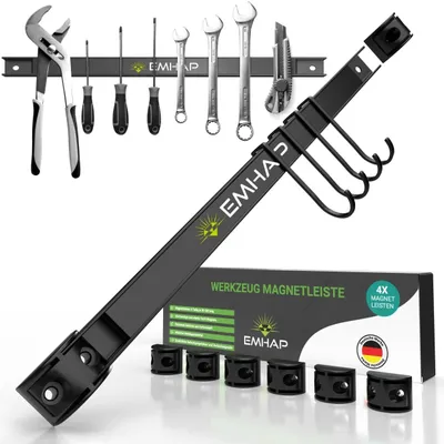 Productafbeelding van Extra sterke magnetische gereedschapshouder set, 4-delig, 46 cm, universeel