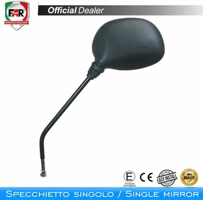 Immagine prodotto di Specchietto manubrio omologato FAR 1406 destro nero