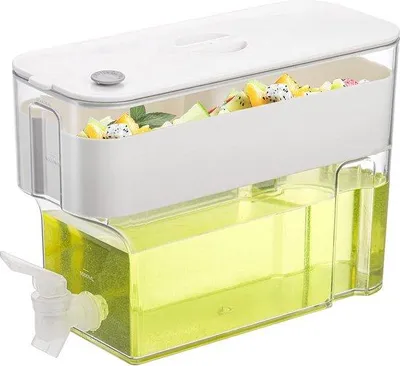 Produktbild von Famanu Getränkespender 3,8 Liter mit Hahn - Transparent
