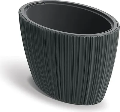 Immagine prodotto di Vaso da fiori ORO 59,5 cm - Colore: grigio scuro