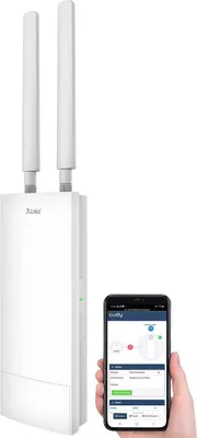 Image de 7links WLR-1260 Outdoor Répéteur WLAN - WiFi 6, 3000 Mbit/s, PoE, IP65, jusqu'à 150 m de portée