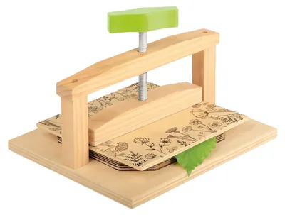 Immagine prodotto di Pressa per foglie e fiori | moses. Verlag GmbH | Giocattoli per bambini | Legno, 5x20 cm