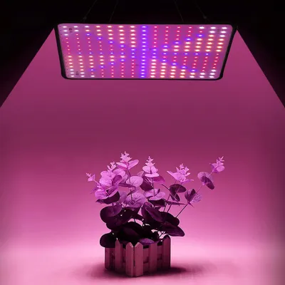 Image de Lampe LED pour plantes à spectre complet, lampe de croissance 225 LED (rouge, bleu, blanc chaud, blanc froid), lampe de culture pour plantes d'intérieur, serre et fleurs