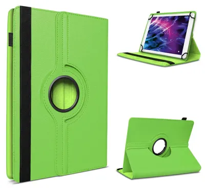 Produktbild von Tablet Tasche für Medion Lifetab P8912 Hülle Schutzhülle Cover Case 360° DrehbarFarben:Grün