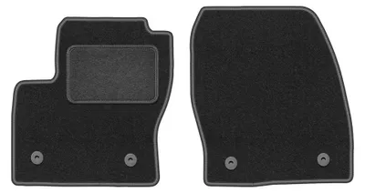 Produktbild von Velours-Fußmatten Vorne für Ford Kuga MK2 2012-2019 (SUV) – 2-tlg, Graphit, passgenau – Wielganizator LUX