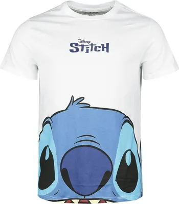 Produktbild von DIFUZED Disney Lilo & Stitch - Stitch, T-Shirt, Erwachsener, Uni, Blau, Weiß, Abbildung, XL
