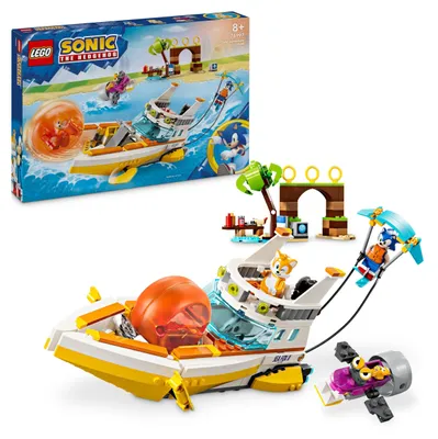 Immagine prodotto di Kit di costruzione della barca avventura di Sonic Tails per bambini