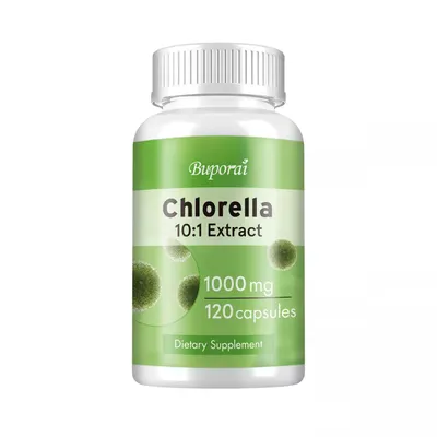 Immagine prodotto di Clorella 10:1 Estratto 1000 mg (120 capsule) integratore alimentare, fegato, reni, disintossicazione, digestione, energia e sistema immunitario