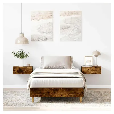 Produktbild von Bettgestell ohne Matratze R?uchereiche 75x190 cm Holzwerkstoff