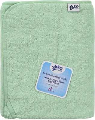 Produktbild von xkko Frottee-Badetuch Baumwolle 150x75 cm Mint