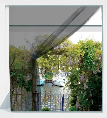 Produktbild von Moskitonetz Fliegengitter für DACHFENSTER Insektenschutz 130x150 schwarz