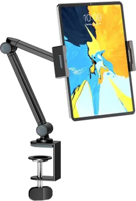 Zdjęcie produktu dla Elastyczny uchwyt na tablet z regulowanym ramieniem do smartfonów i tabletów