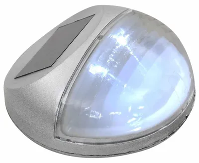 Produktbild von vidaXL Outdoor Solar-Wandleuchten LED 12 Stk. Rund Silbern