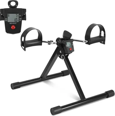 Obrázek produktu pro Bettizia Mini Bike Exercise Bike, Bike Leg Trainer s LCD displejem, Pedal Trainer Foldable, Bike Trainer Easy to Use, Black