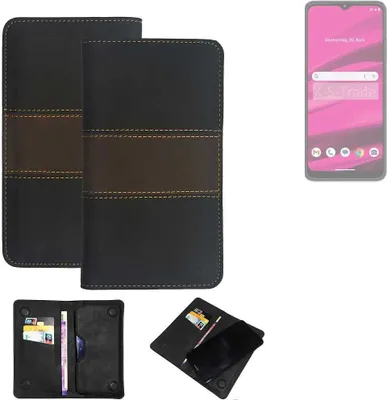 Produktbild von K-S-Trade Hülle Handyhülle kompatibel mit Telekom T Phone 2023 Schutzhülle Walletcase Bookstyle Tasche Schutz Case Handytasche Wallet Cover