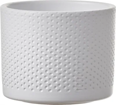 Produktbild von Keramik Blumen Übertopf ERA – H 14,5 cm - Ø 17,5 cm  - Pflanztopf – Übertopf – Übertöpfe – Blumenübertöpfe - Blumentopf