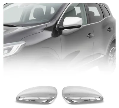 Produktbild von Spiegelkappen Spiegelabdeckung für Renault Kadjar 2015-2025 Chrom ABS Silber
