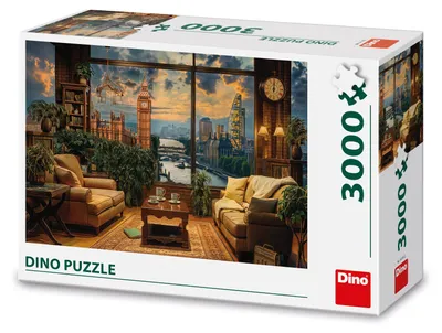 Image de Puzzle Dino « Londres peint » - 3 000 pièces