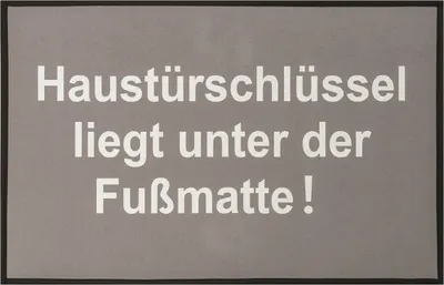 Produktbild von Fußmatte  Türvorleger mit Spruch 68 x 45 cm