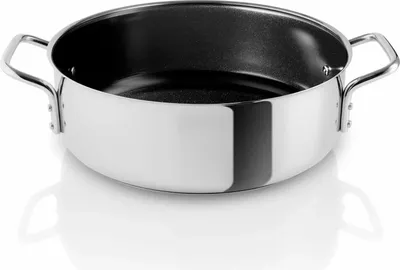 Image de Eva Solo Stainless steel sauteuse - 24 cm - revêtement anti-adhérent Slip-Let® en céramique