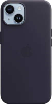 Image de Apple Backcover en cuir MagSafe pour l'Apple iPhone 14 - Ink