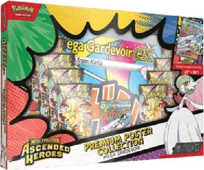 Immagine prodotto di Pokémon Ascended Heroes: Collezione di poster premium Mega Gardevoir