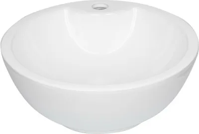 A white ceramic sink on a white background.