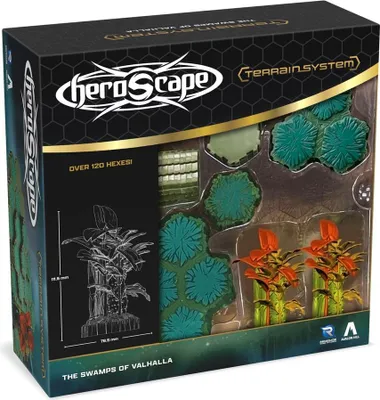 Produktbild von Heroscape The Swamps of Valhalla Terrain Expansion - Miniaturenspiel Erweiterung - ENG Edition